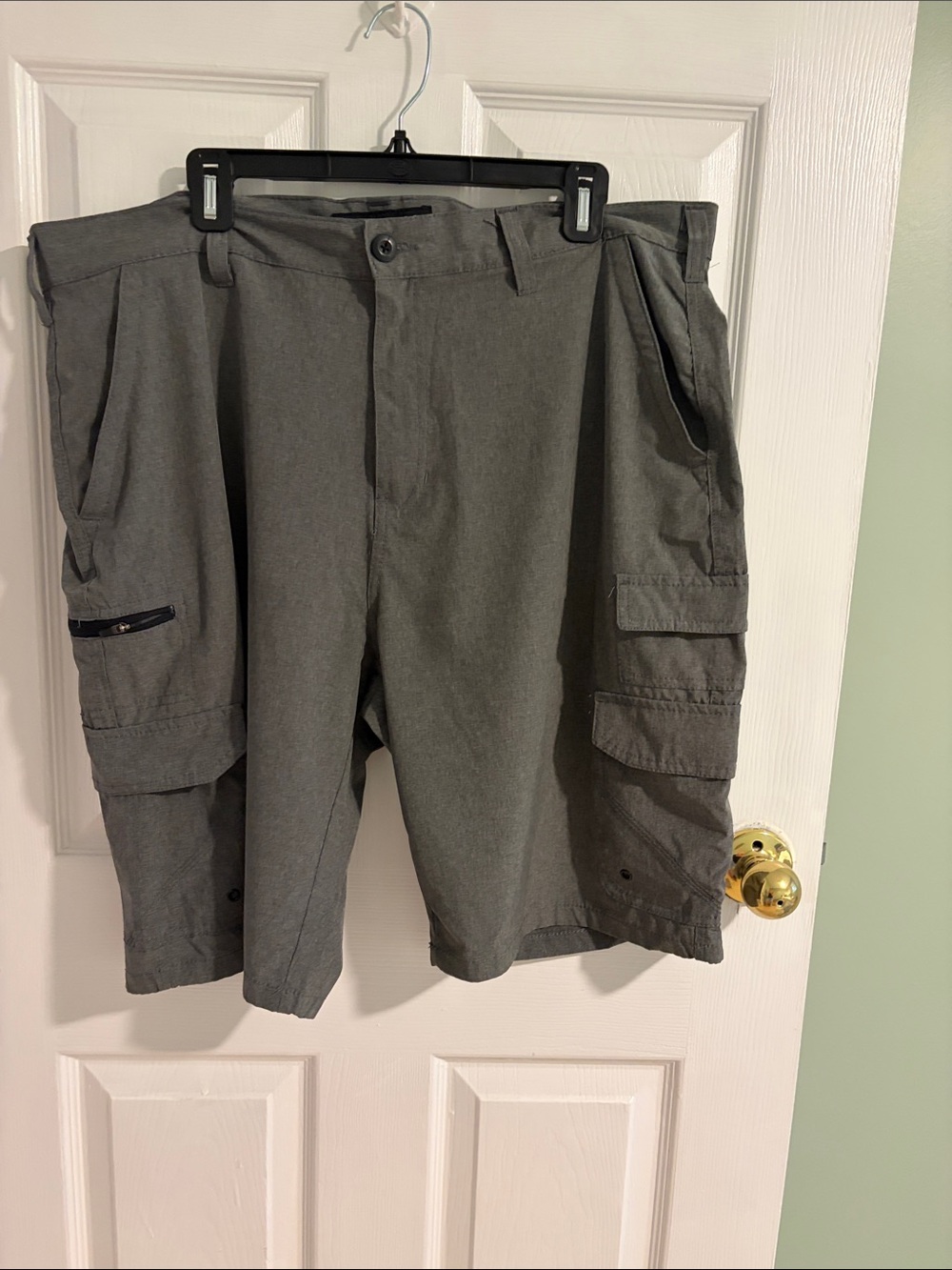 Men's Cargo Shorts in Gray, 11” inseam
